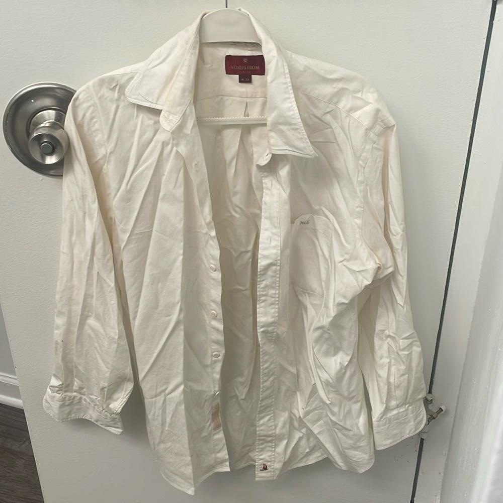 White Nordstrom Men’s button down